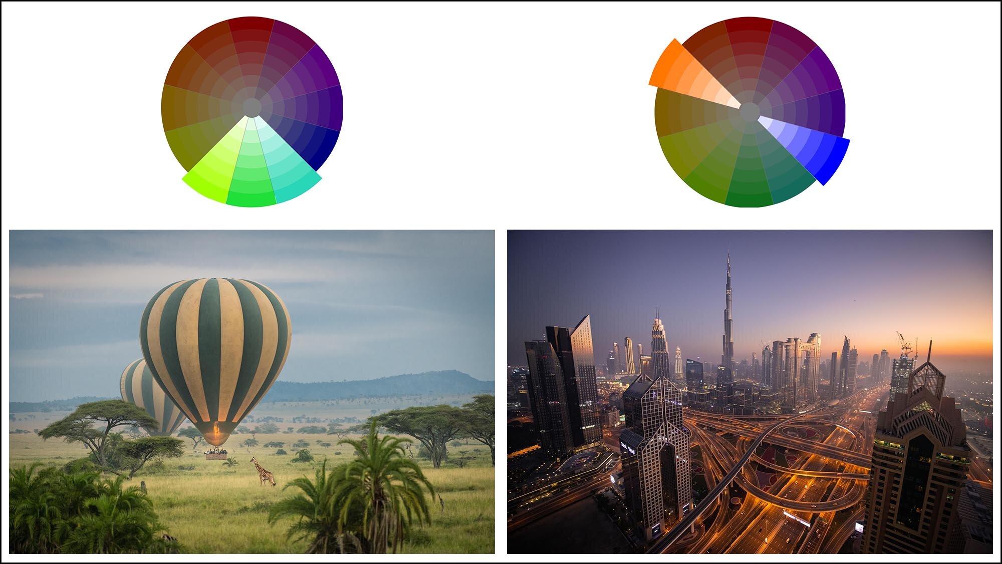 Landscape photography techniques, colour and light