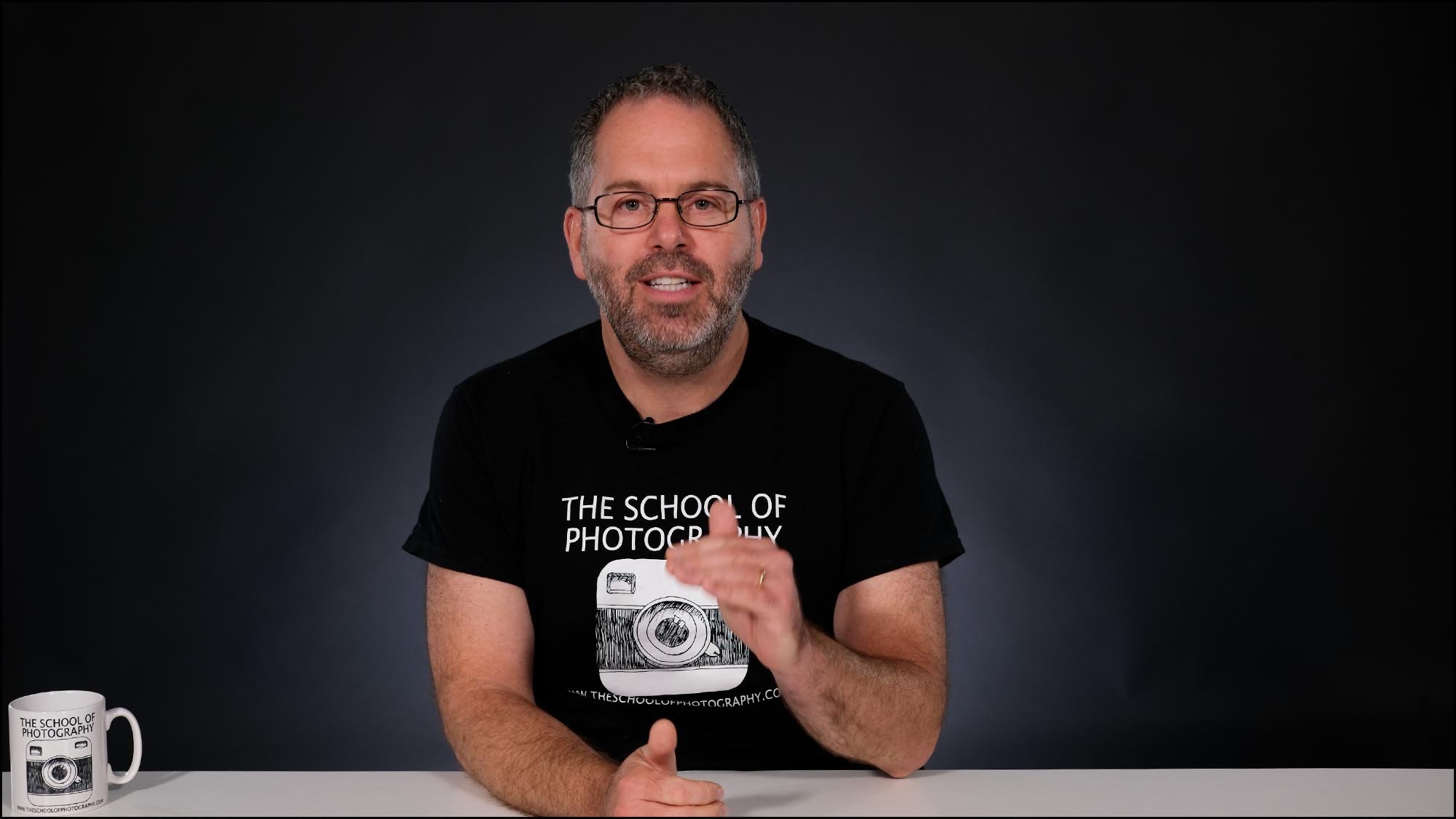 Marc Newton talking to camera