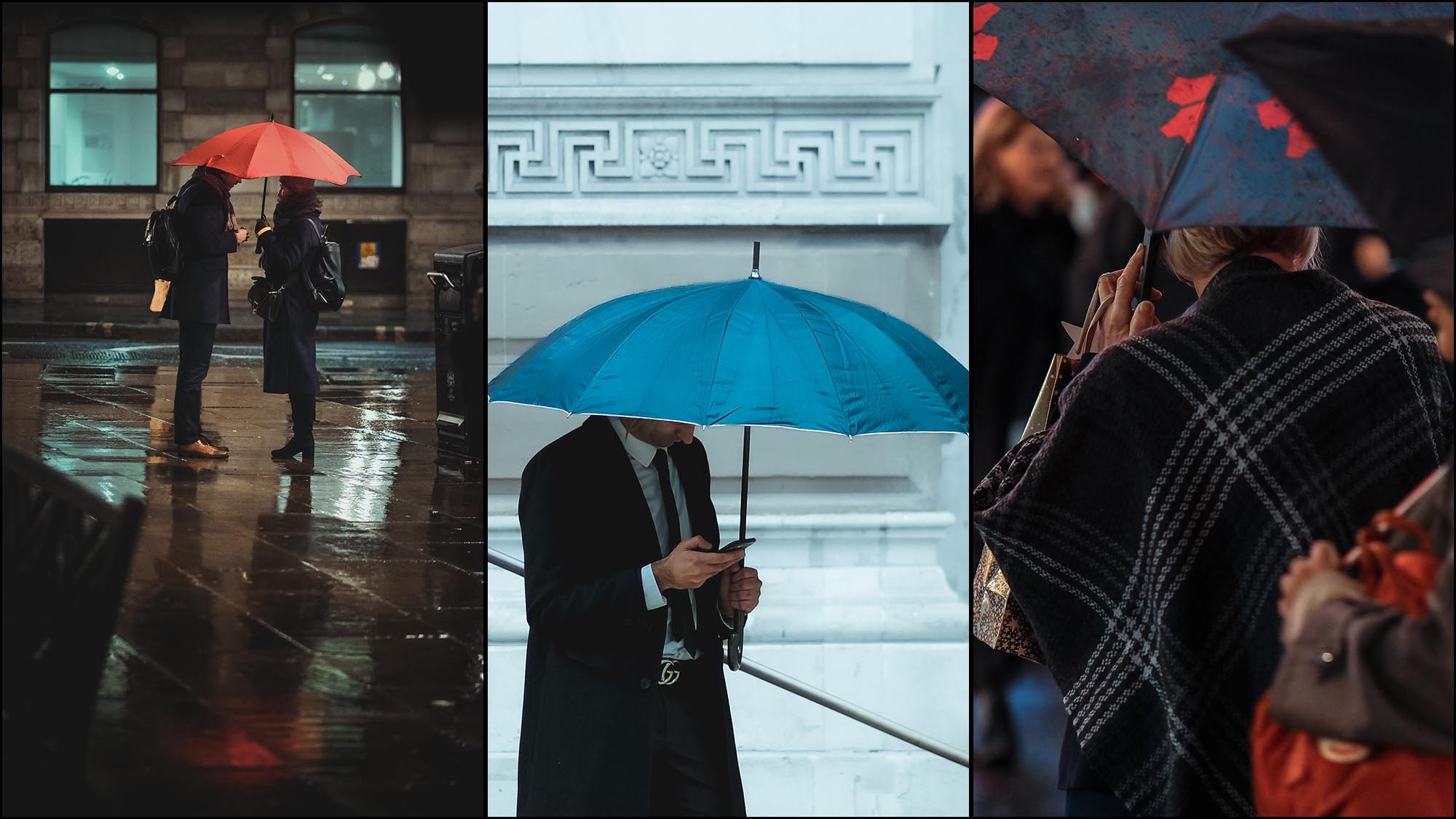 3 street photography images