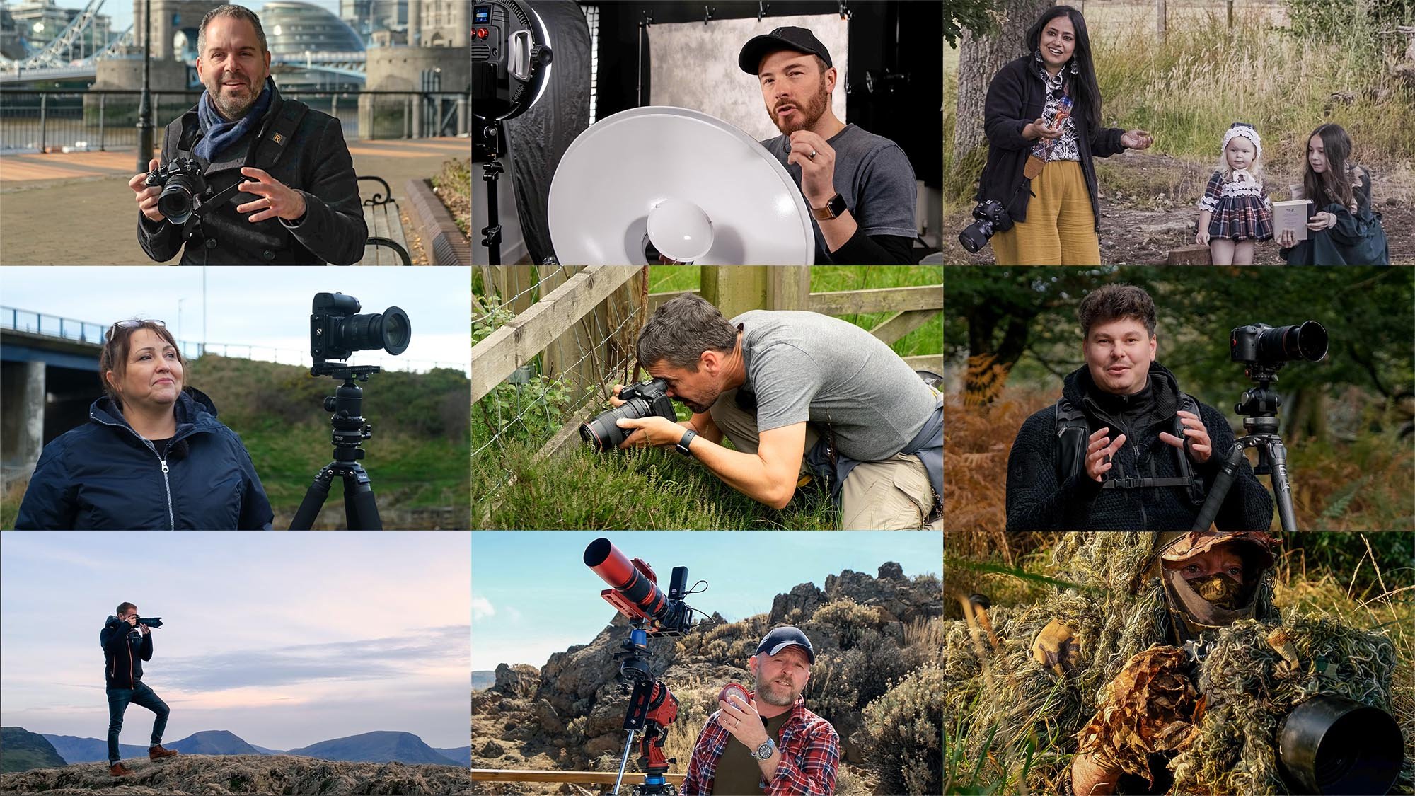 collage of many photographers