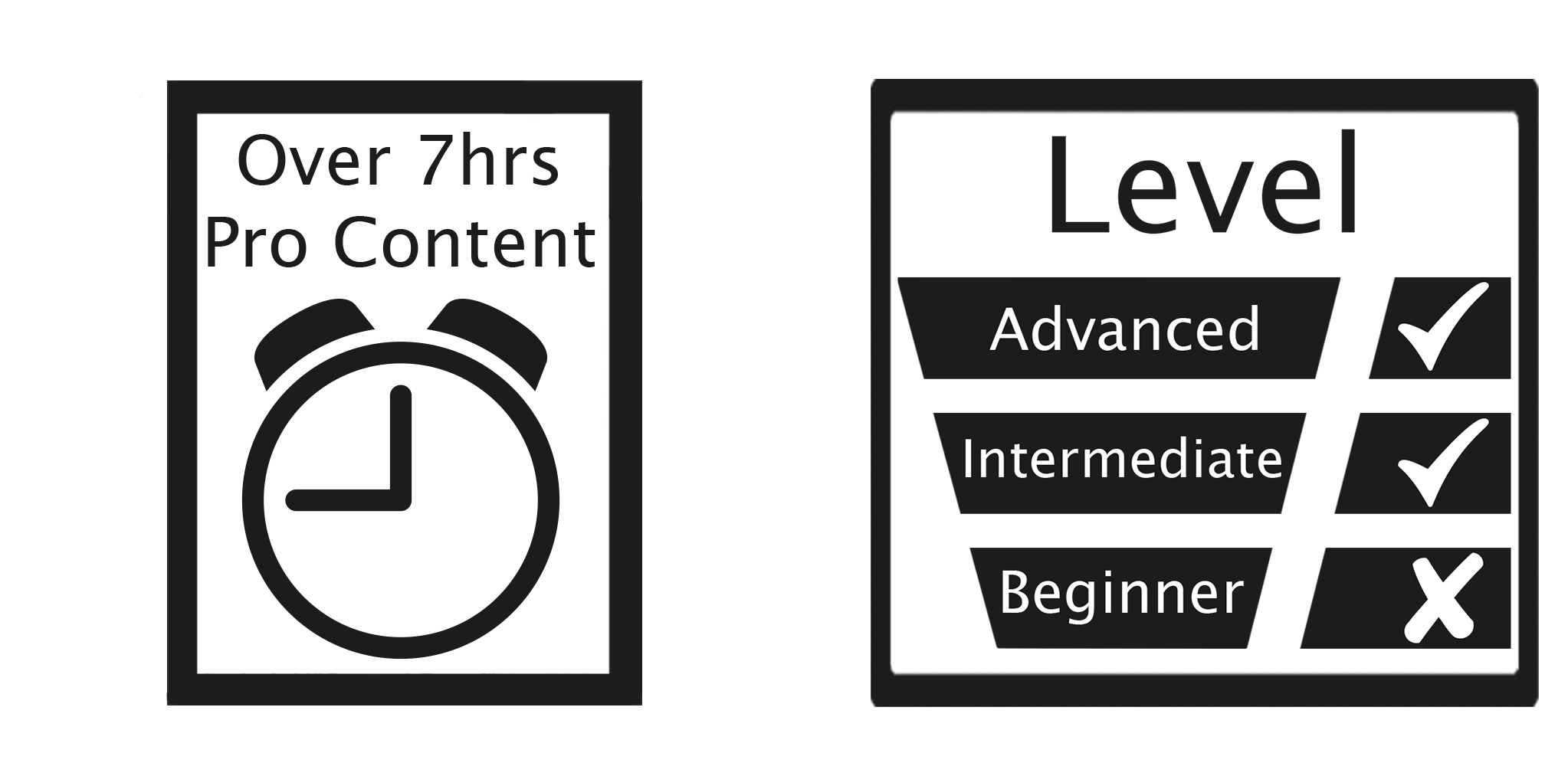 Hours and Level graphic