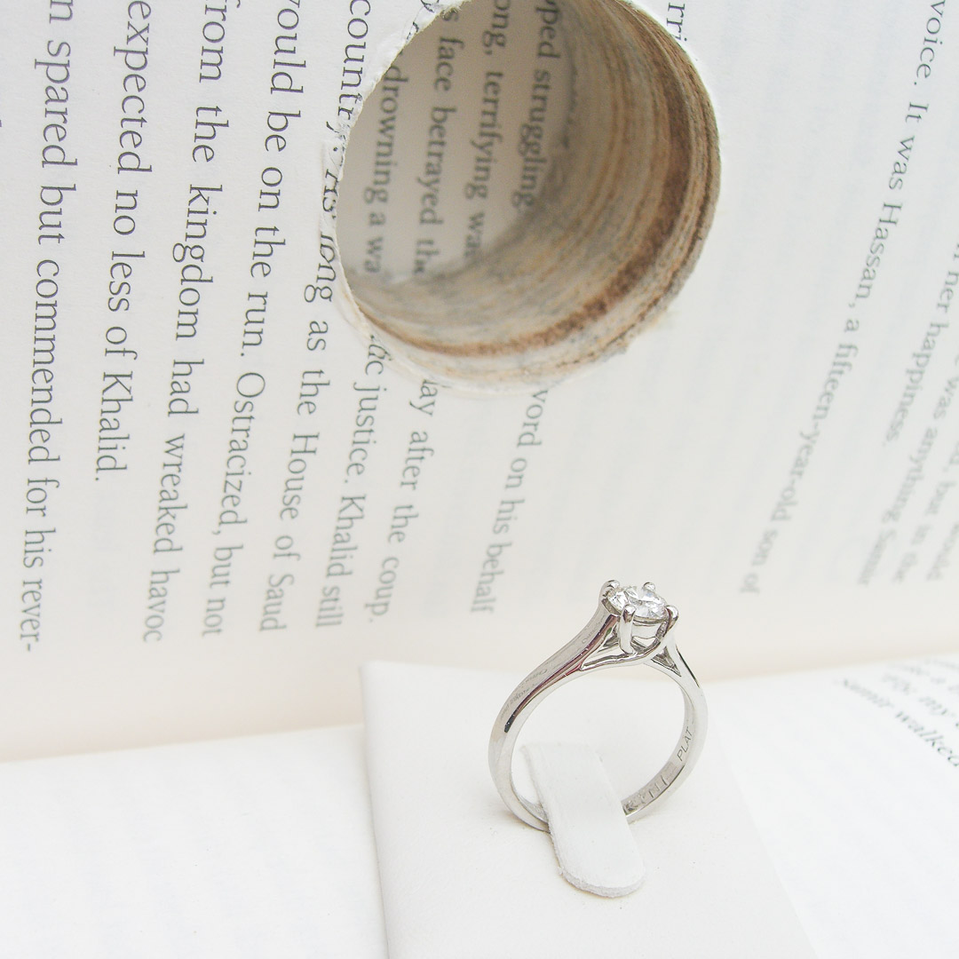 Proposal Ring in a book